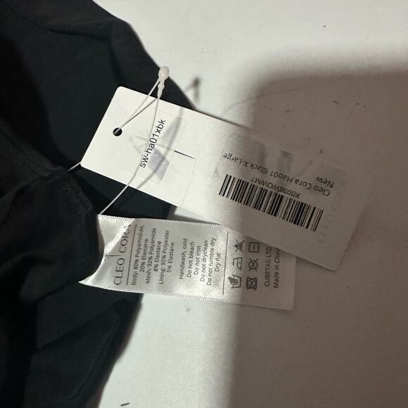 Cleo Cora Women's Black One Piece Swimsuit - Tummy Control Bathing Suit NWT XL - Picture 5 of 5